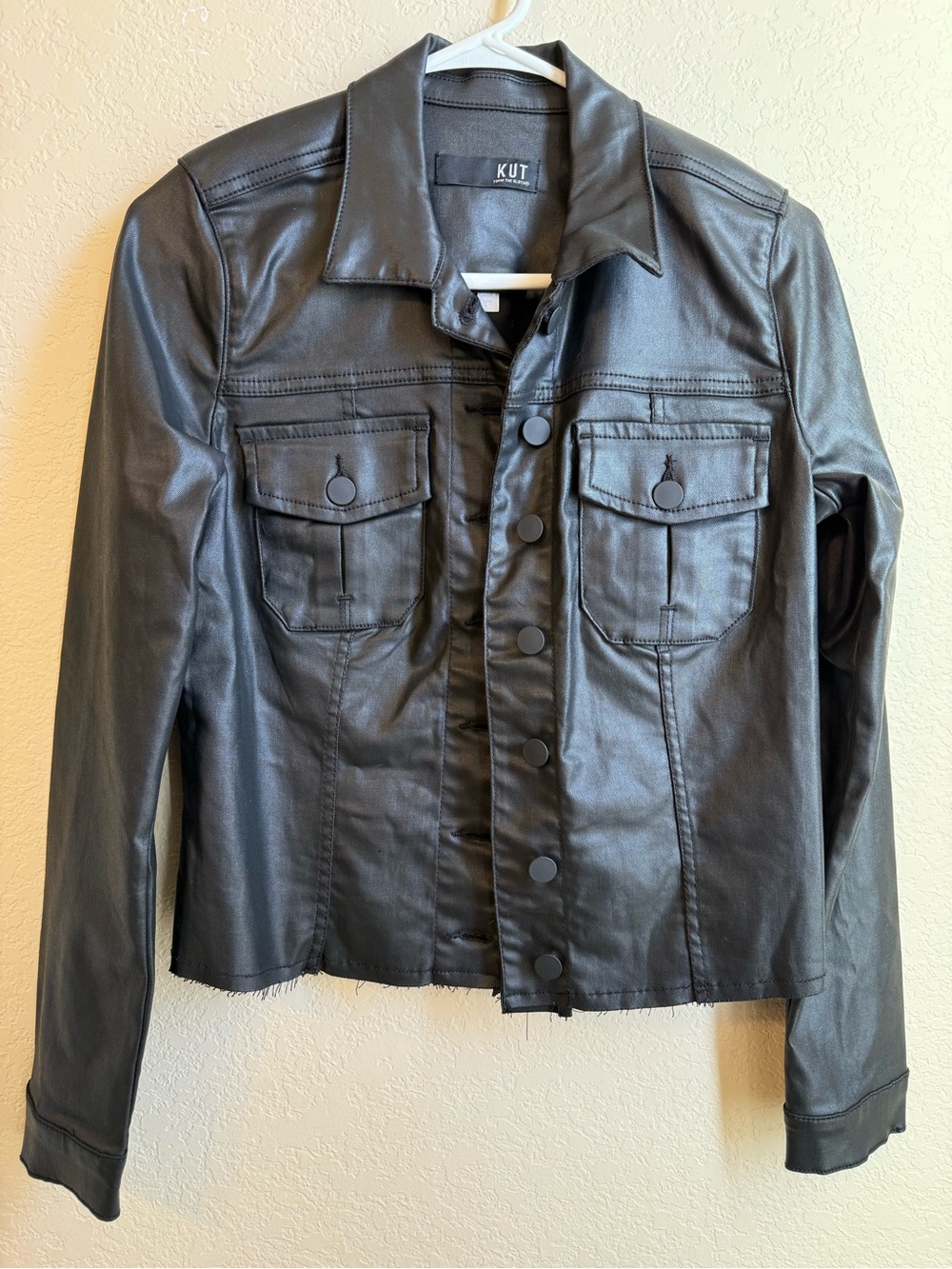 Kut From The Kloth Waxed Denim Jacket